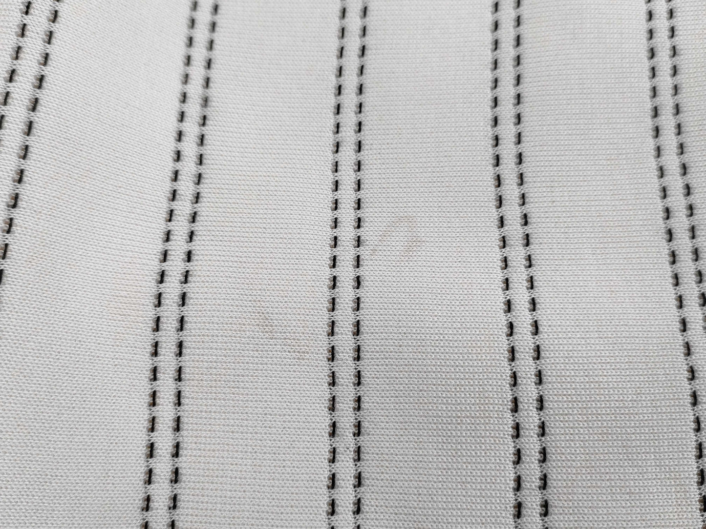 LOUIS VUITTON Striped Skirt, Ivory, XS