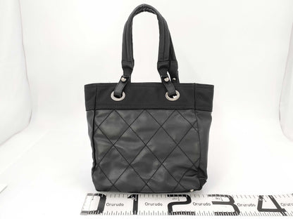 CHANEL Paris Biarritz PM Tote Bag, Black