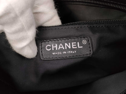 CHANEL Paris Biarritz PM Tote Bag, Black