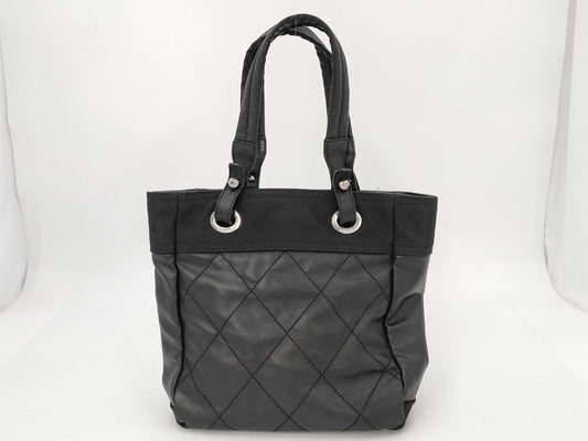 CHANEL Paris Biarritz PM Tote Bag, Black