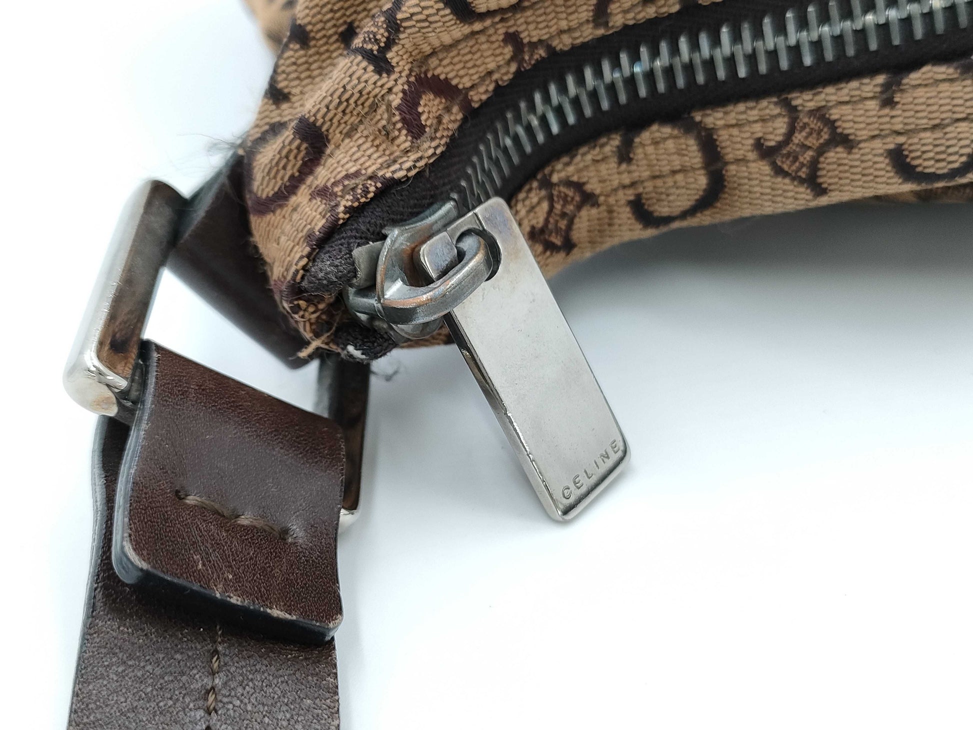 CELINE Macadam Shoulder Bag