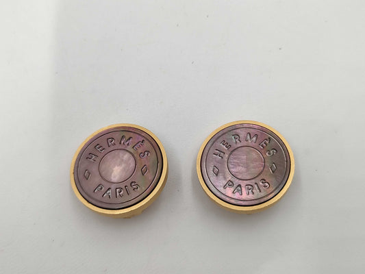 HERMES Serie Shell Earrings