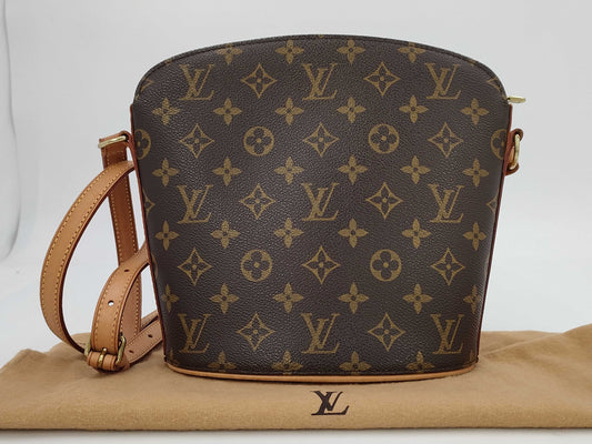 LOUIS VUITTON Monogram Drouot M51290 Shoulder Bag