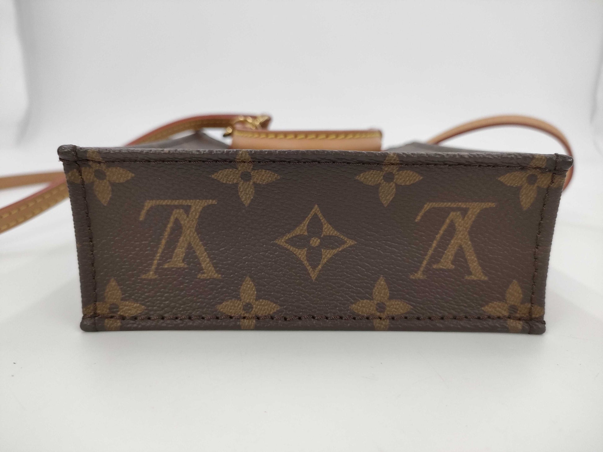 LOUIS VUITTON Monogram Petite Sac Plat M69442 / CA3210 Handbag