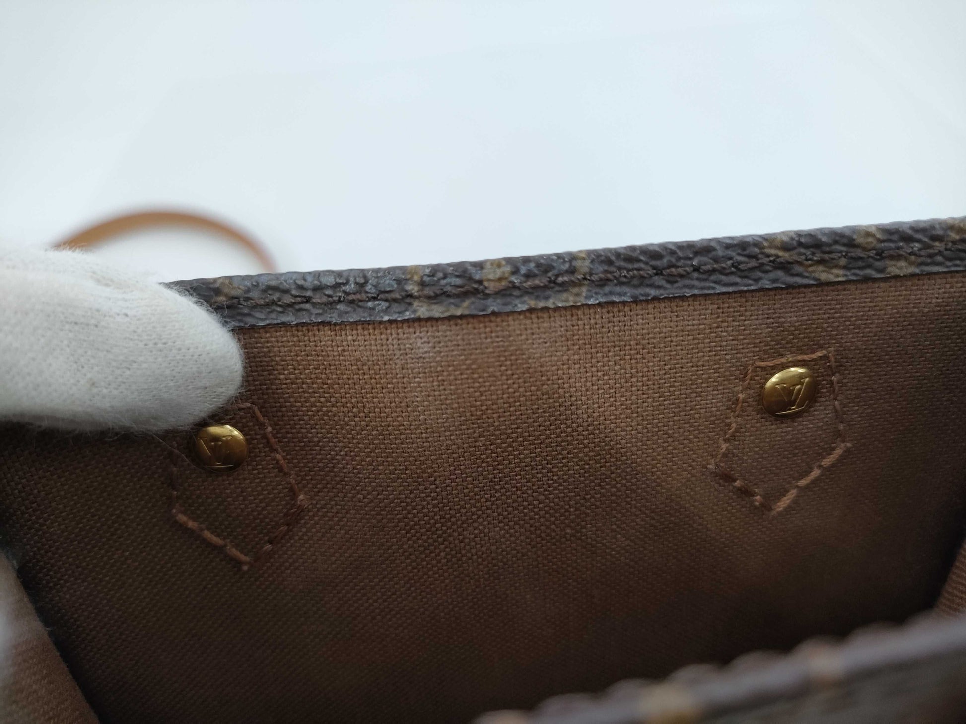 LOUIS VUITTON Monogram Petite Sac Plat M69442 / CA3210 Handbag