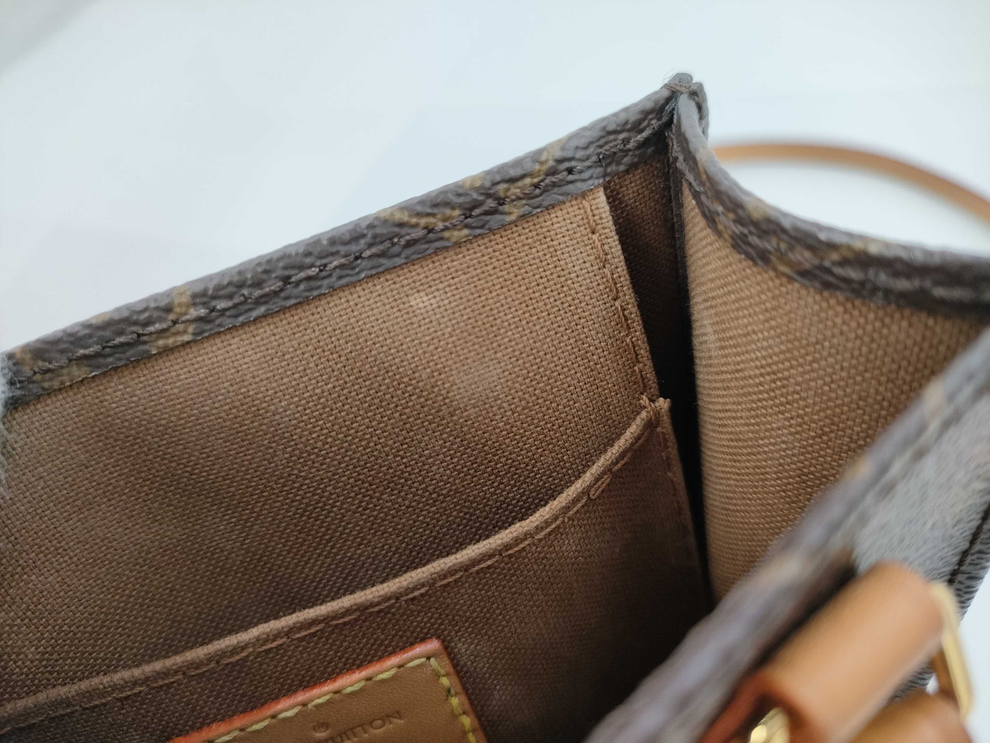 LOUIS VUITTON Monogram Petite Sac Plat M69442 / CA3210 Handbag
