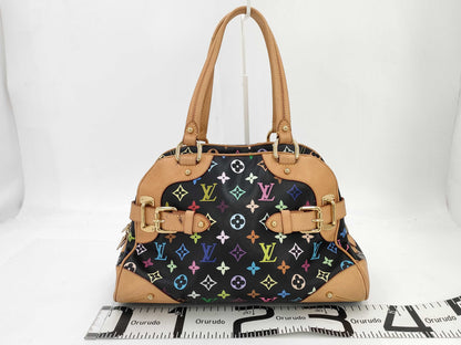 LOUIS VUITTON Multicolor Claudia M40194 AS1020 Black Handbag