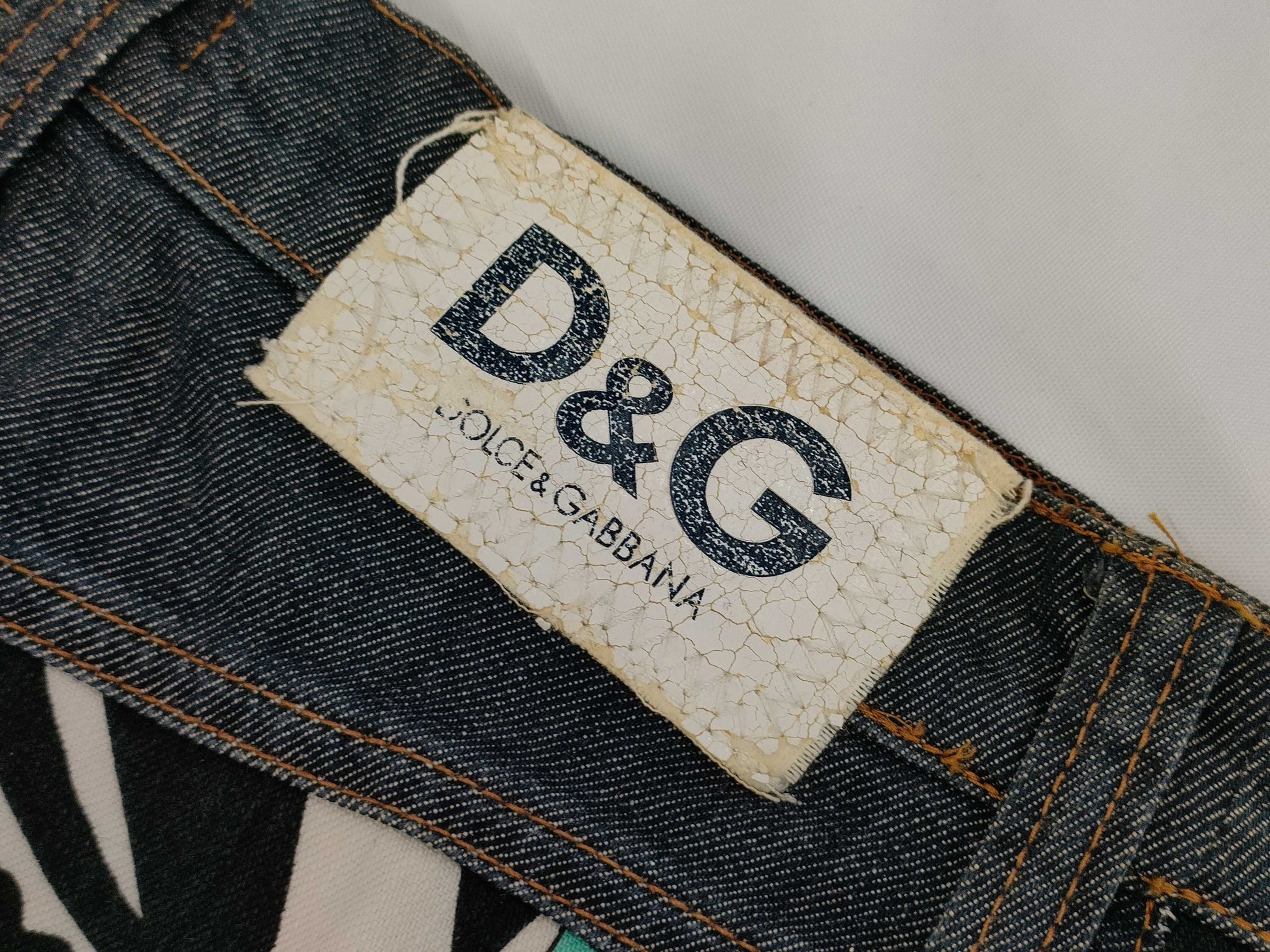 DOLCE&GABBANA DOLCE&GABBANA Floral Denim Skirt Blue Size 38 Skirt