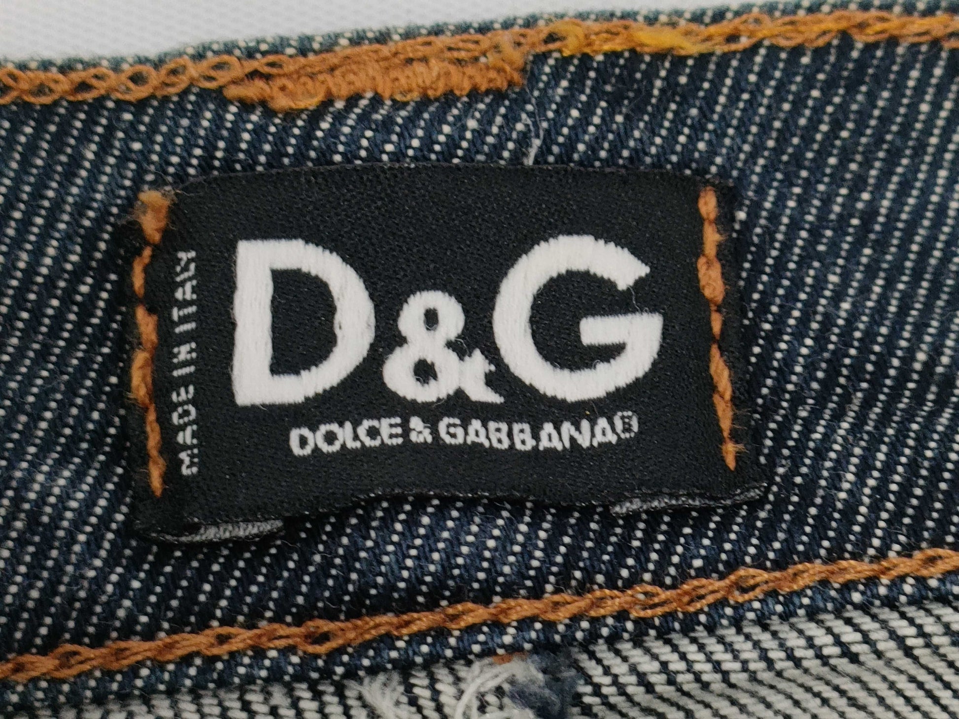 DOLCE&GABBANA DOLCE&GABBANA Floral Denim Skirt Blue Size 38 Skirt