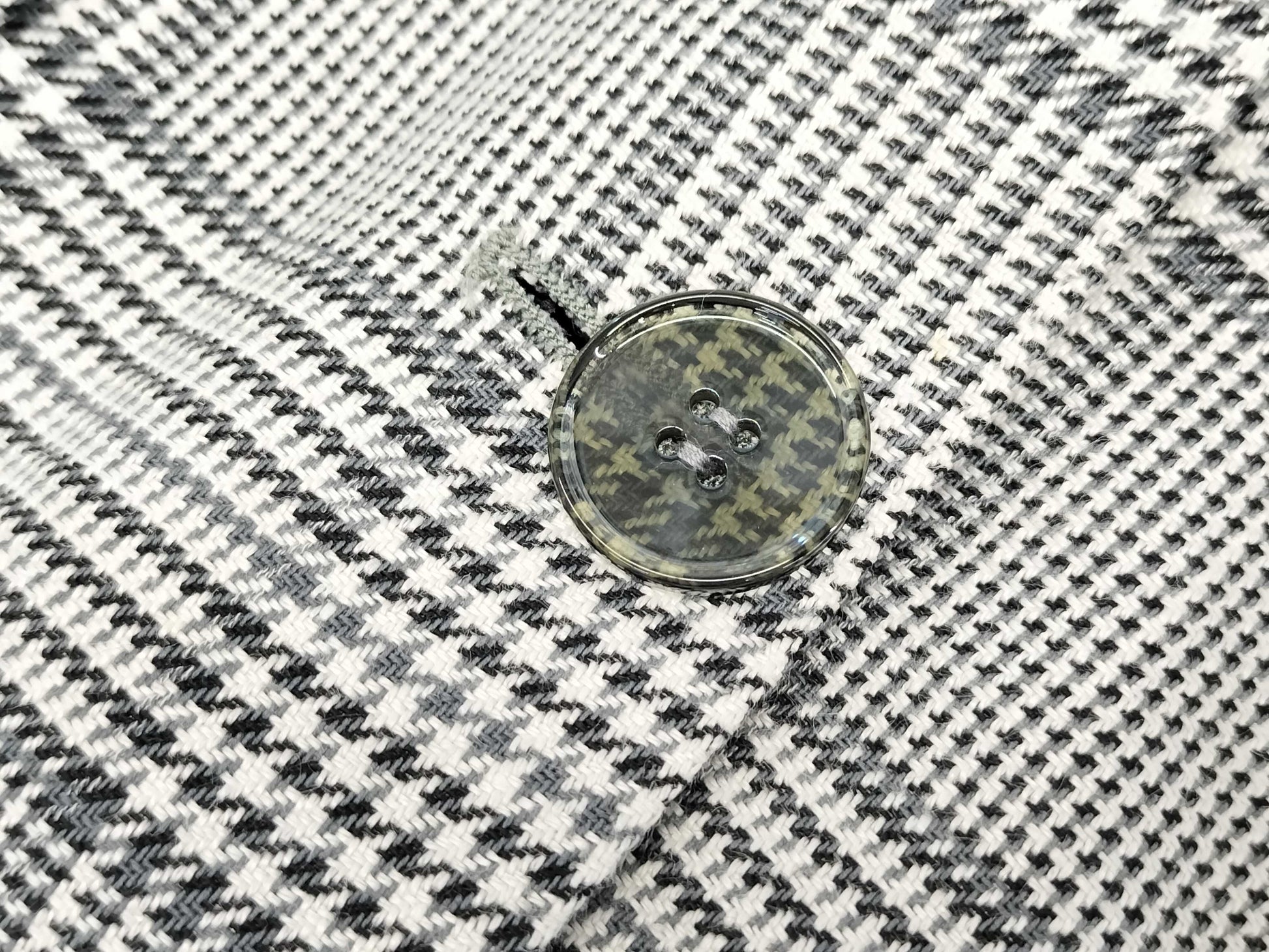 GIORGIO ARMANI Check Jacket with Hanger, Size 38