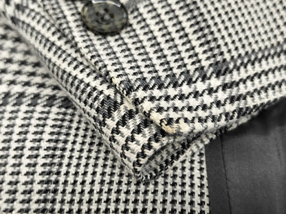 GIORGIO ARMANI Check Jacket with Hanger, Size 38