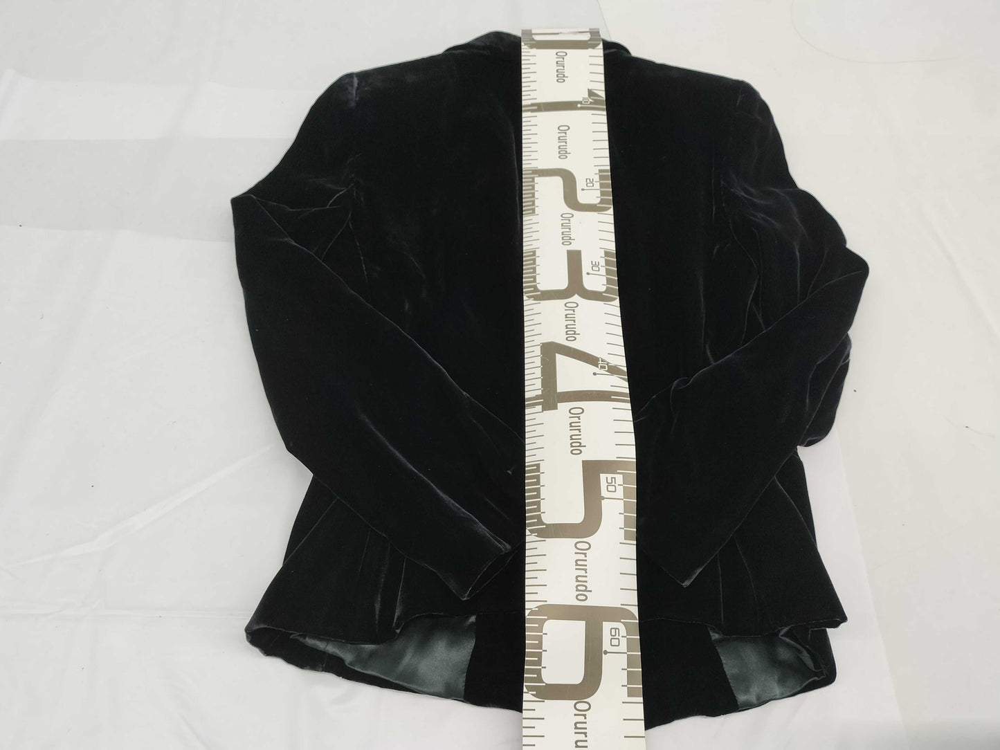 GIORGIO ARMANI Velour Jacket with Hanger, Size 38
