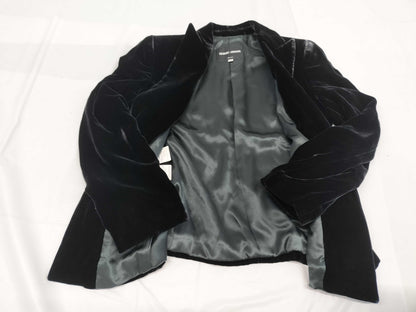 GIORGIO ARMANI Velour Jacket with Hanger, Size 38