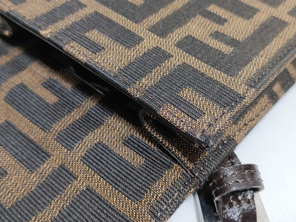 FENDI Zucca Mamma Bucket Shoulder Bag