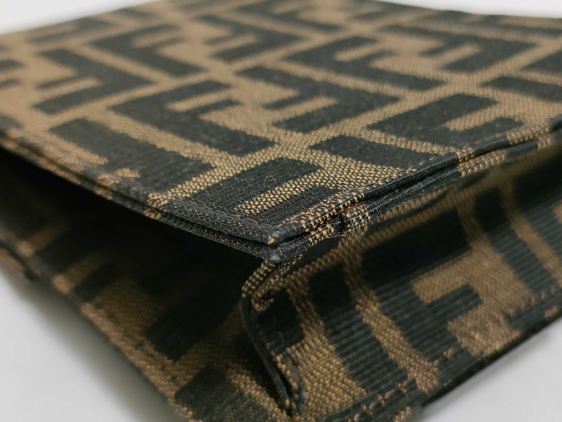 FENDI Zucca Mamma Bucket Shoulder Bag