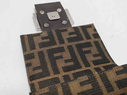 FENDI Zucca Mamma Bucket Shoulder Bag