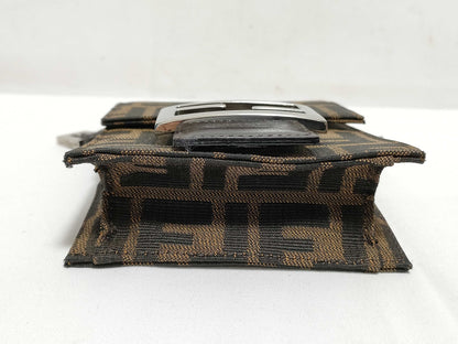 FENDI Zucca Mamma Bucket Shoulder Bag