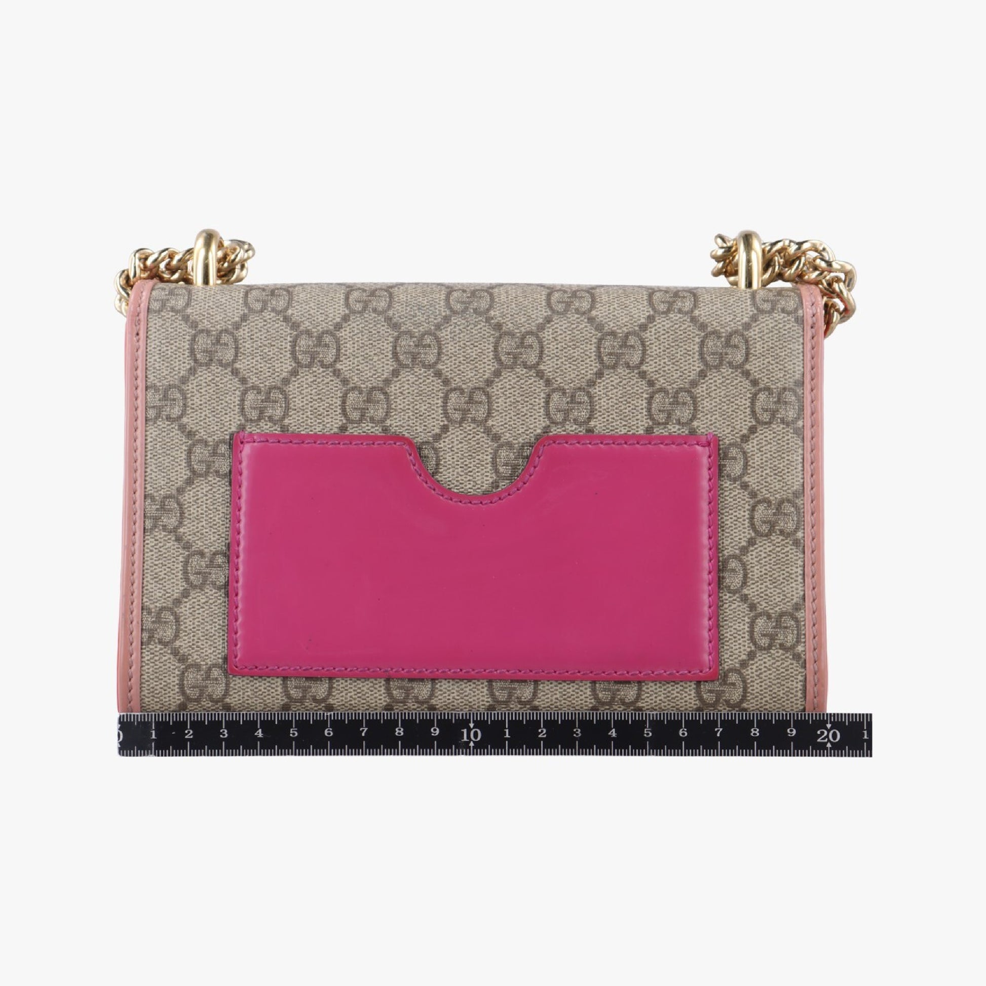 GUCCI Padlock Multicolor PVC Coated Canvas Shoulder Bag 409487I019250493