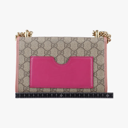GUCCI Padlock Multicolor PVC Coated Canvas Shoulder Bag 409487I019250493