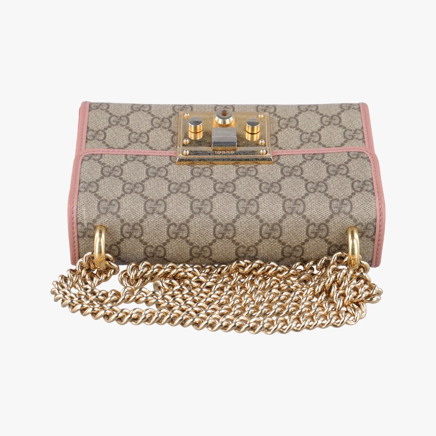GUCCI Padlock Multicolor PVC Coated Canvas Shoulder Bag 409487I019250493