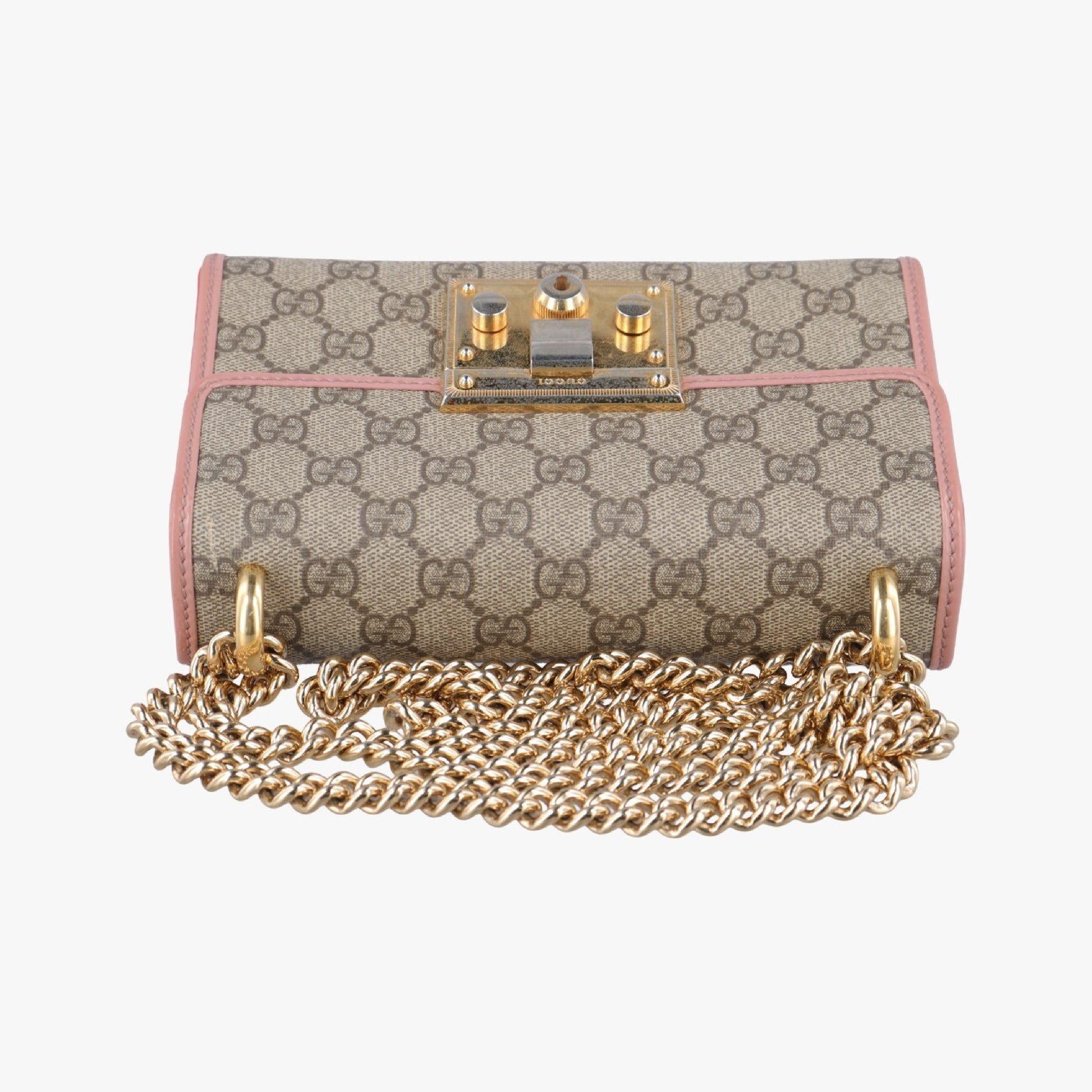 GUCCI Padlock Multicolor PVC Coated Canvas Shoulder Bag 409487I019250493