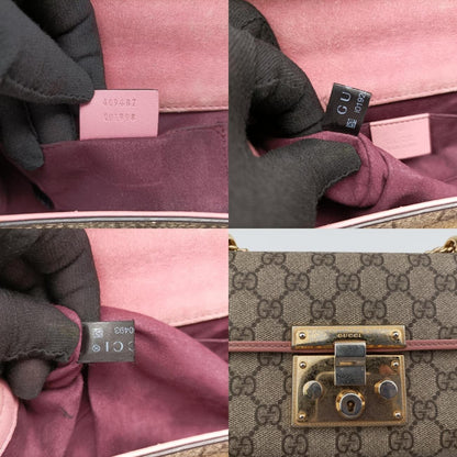 GUCCI Padlock Multicolor PVC Coated Canvas Shoulder Bag 409487I019250493