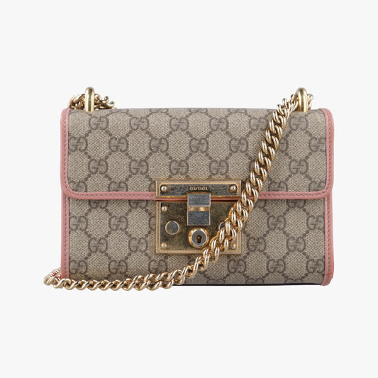 GUCCI Padlock Multicolor PVC Coated Canvas Shoulder Bag 409487I019250493