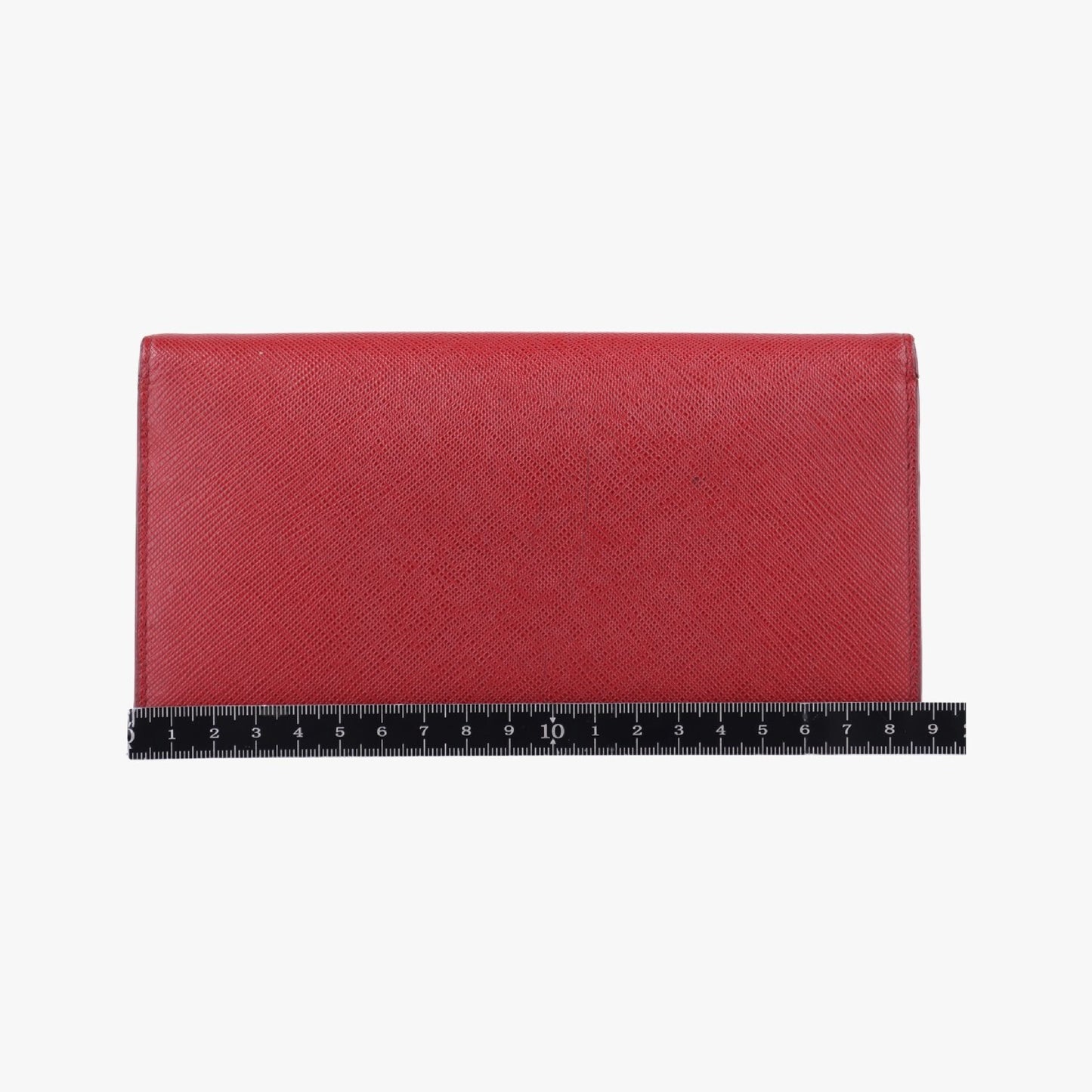 PRADA Metal Wallet with Chain in Red Saffiano Leather 1M144085N Shoulder Bag