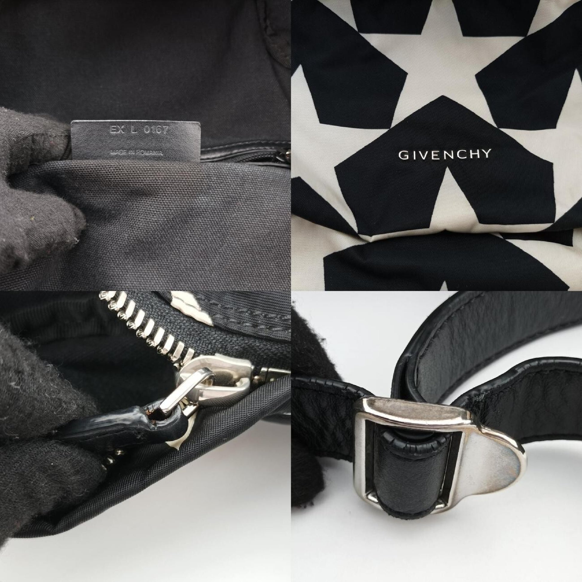 GIVENCHY Star Print Multicolor Canvas EX L 0167 Backpack