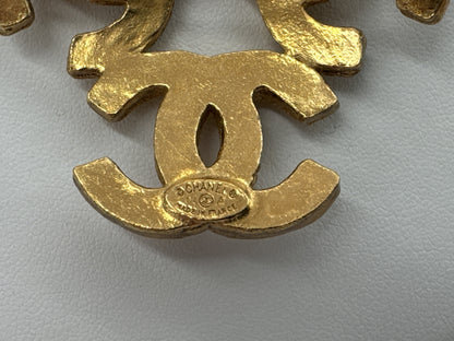CHANEL Triple Coco Mark Brooch 94A with Comments