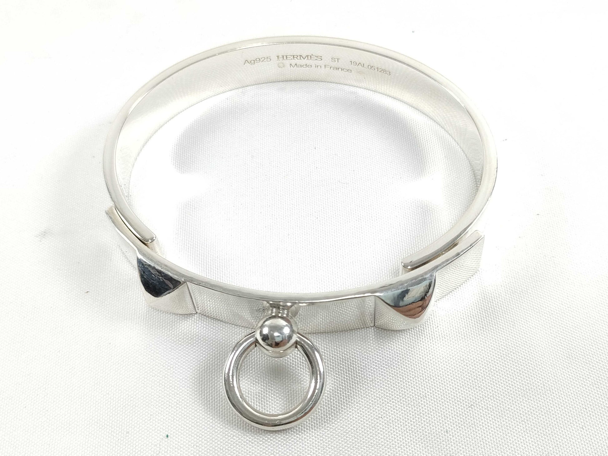 HERMES Corrido Chien Bangle Bracelet/Bangle