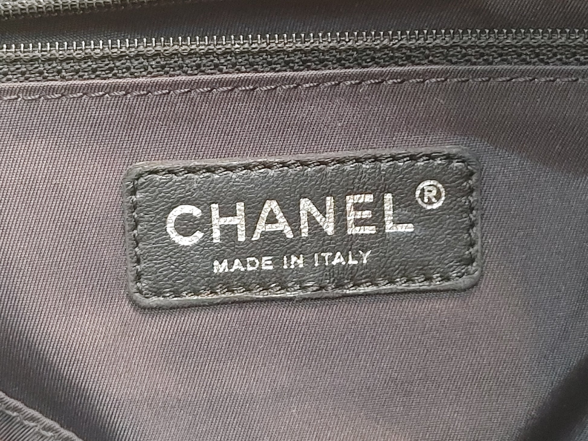 CHANEL Paris-Biarritz Tote Bag MM with Seal 11673931 Nylon Bordeaux with Certificate, Bag, and Coco Charm