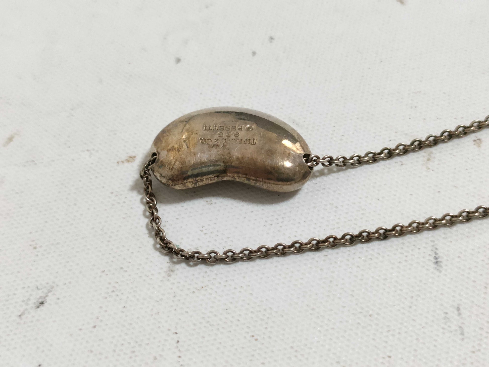 Tiffany & Co. Bean Tiffany Necklace Beans 925 Necklace
