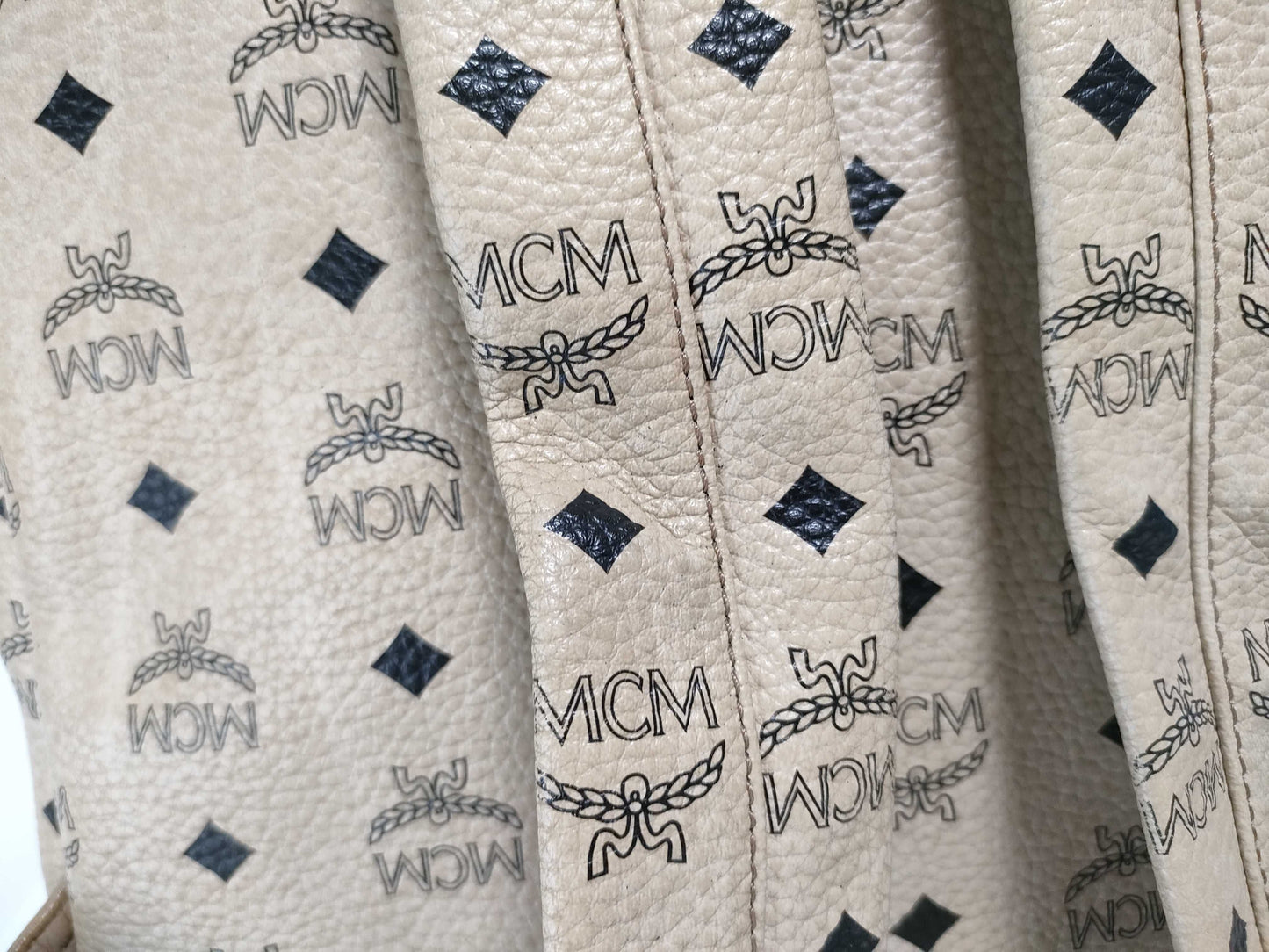 MCM MCM Backpack Logogram Studs Backpack