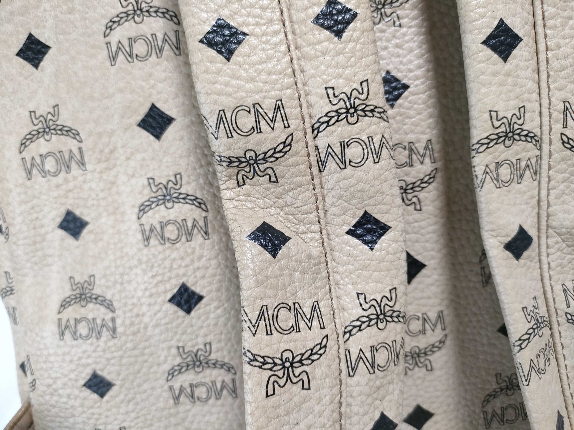 MCM MCM Backpack Logogram Studs Backpack