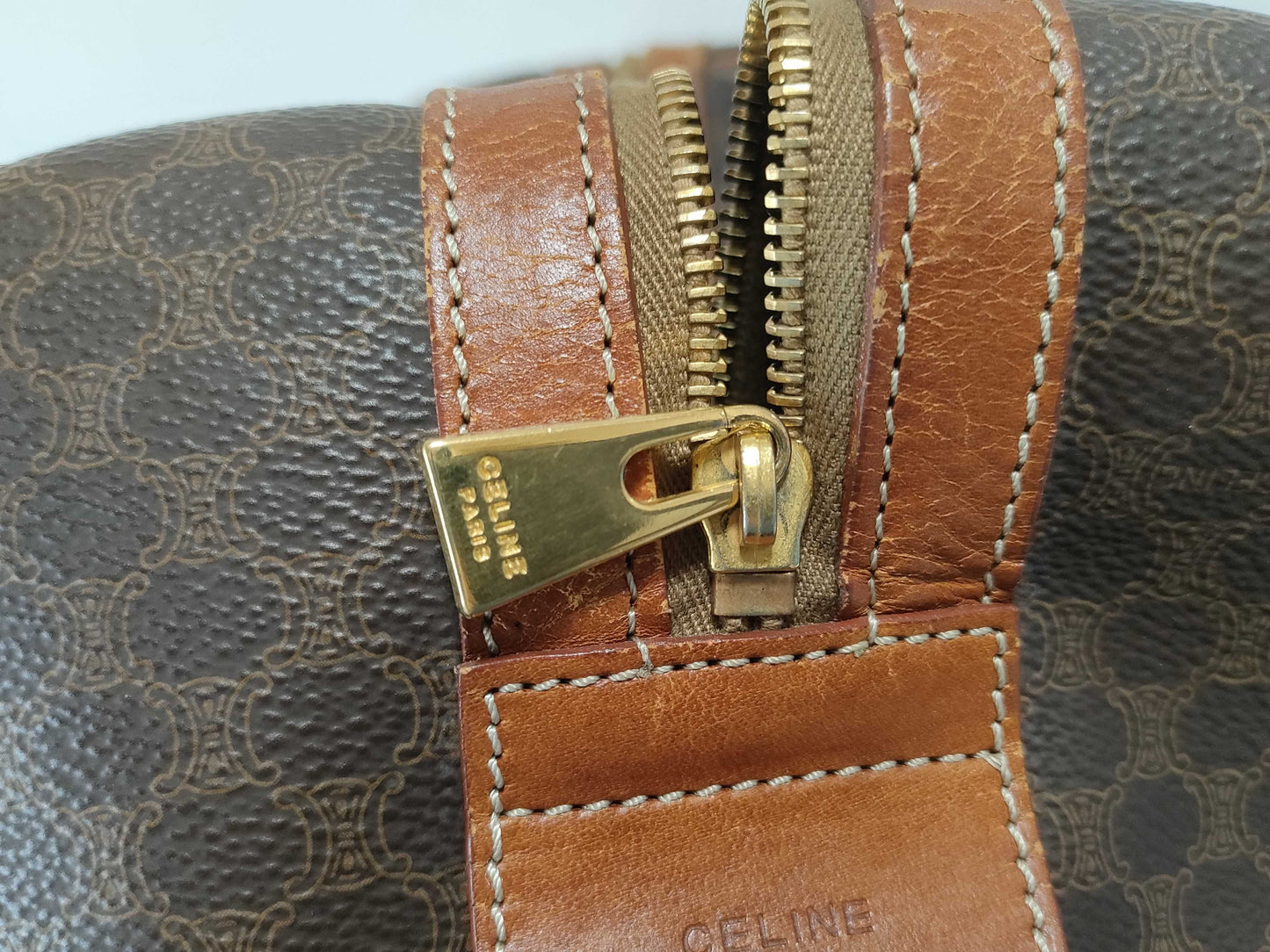 CELINE Macadam Mini Boston Bag