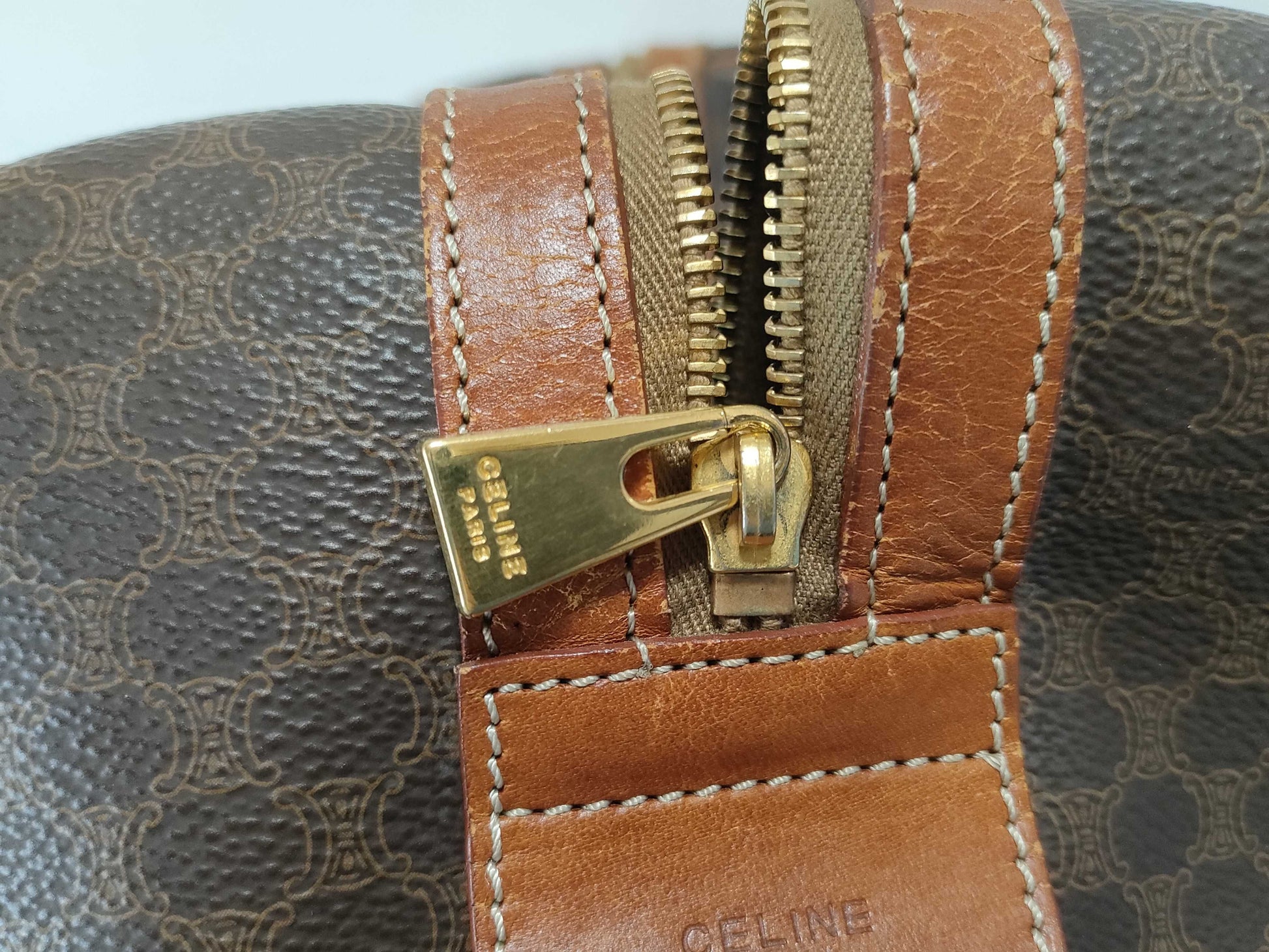 CELINE Macadam Mini Boston Bag