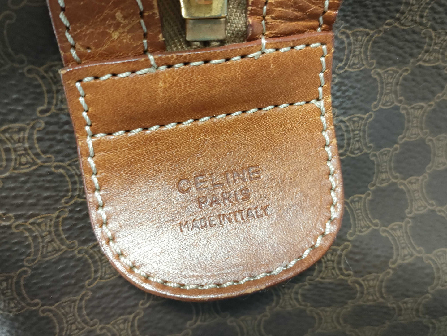 CELINE Macadam Mini Boston Bag
