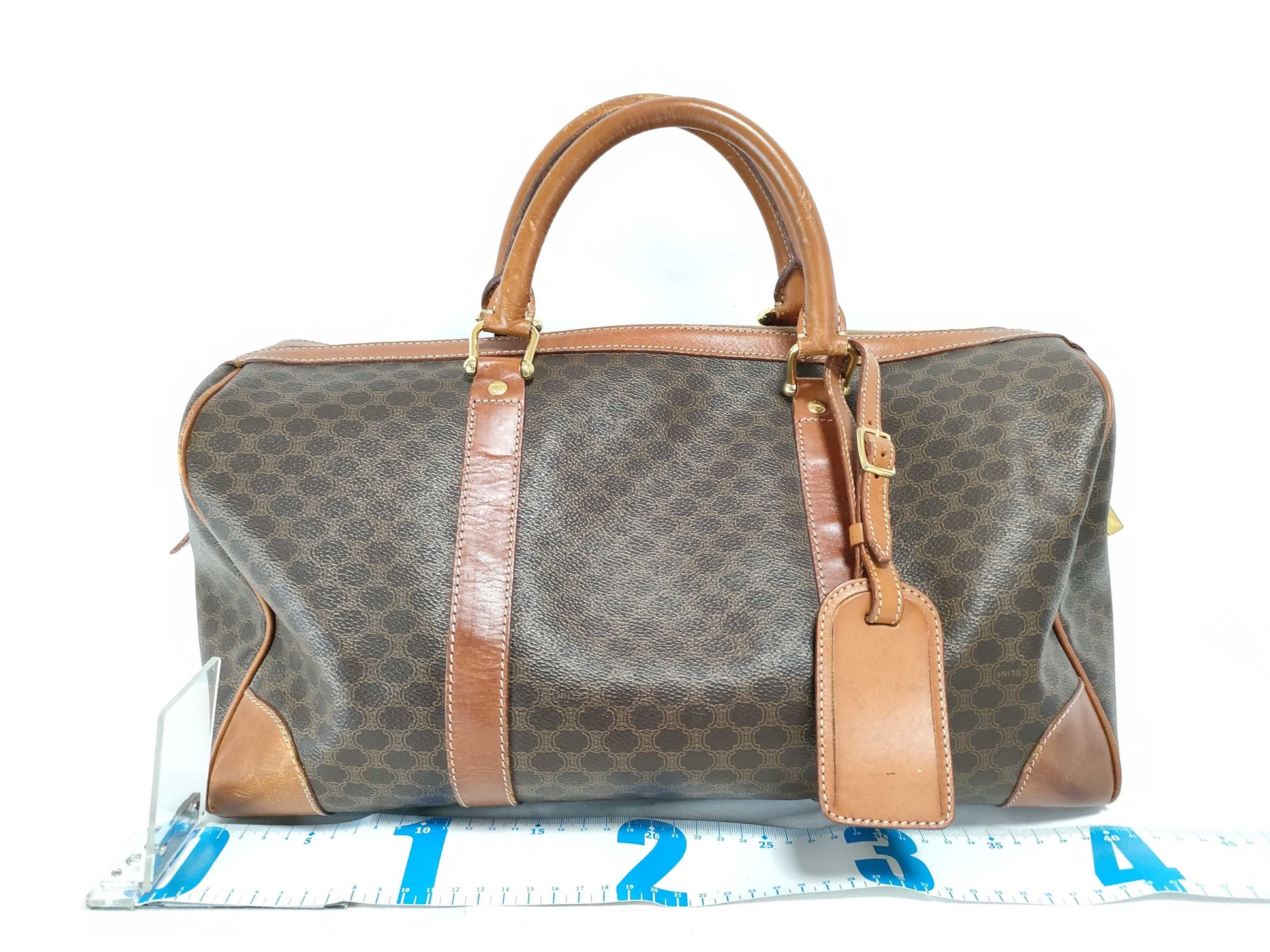 CELINE Macadam Mini Boston Bag