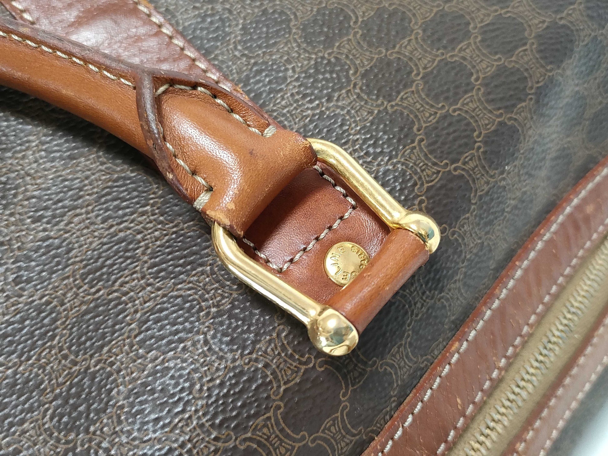 CELINE Macadam Mini Boston Bag