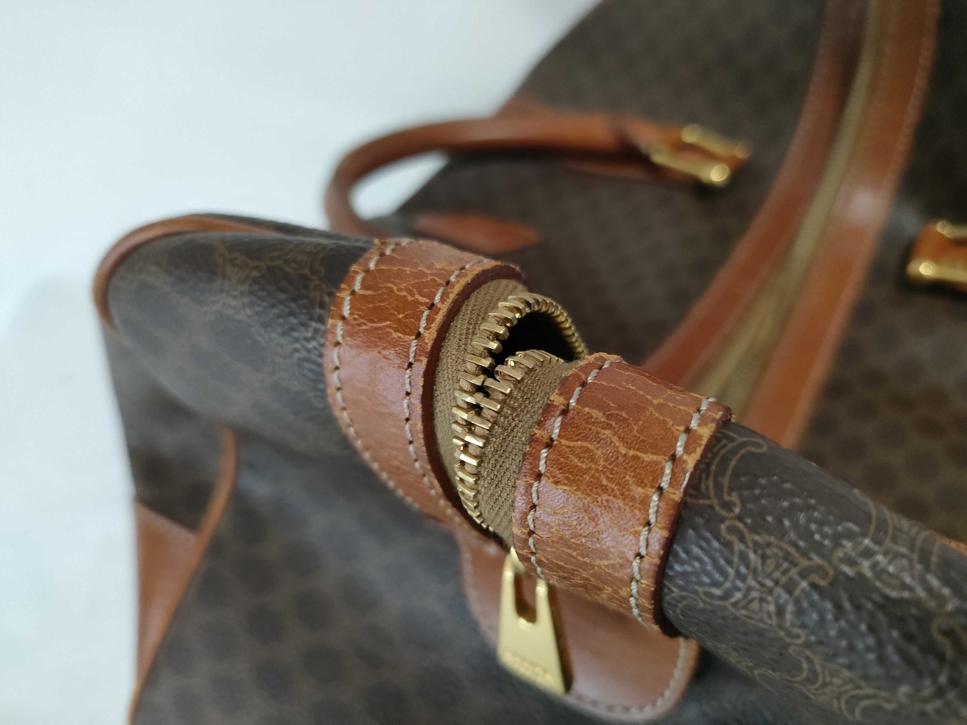CELINE Macadam Mini Boston Bag