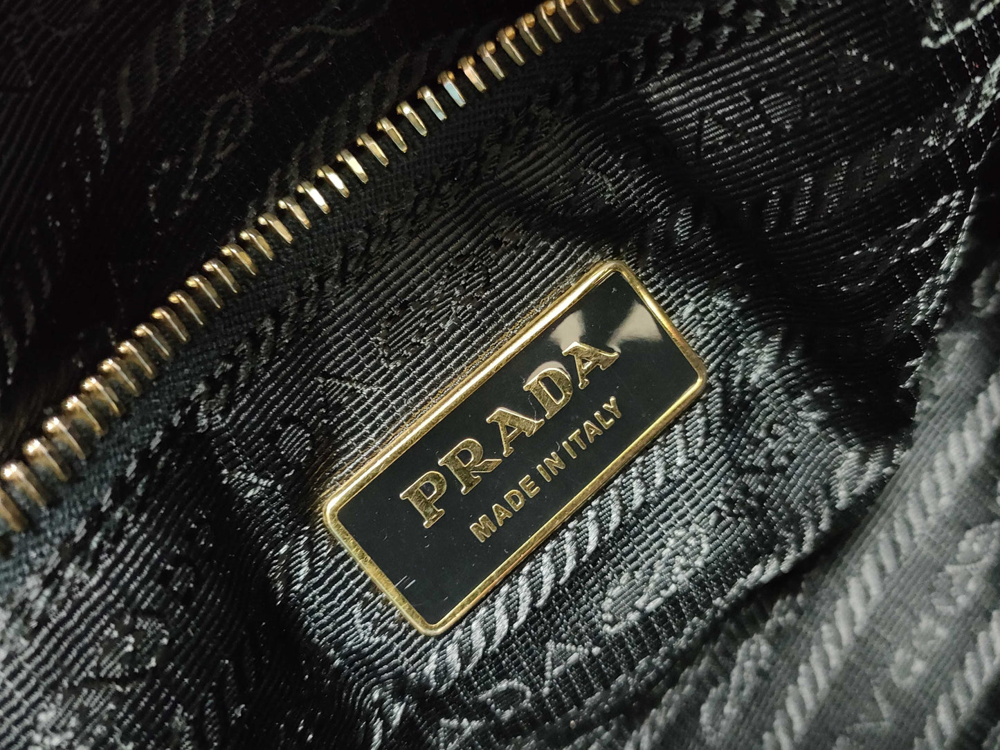 PRADA PRADA Gathered Leather Hand Tote Bag