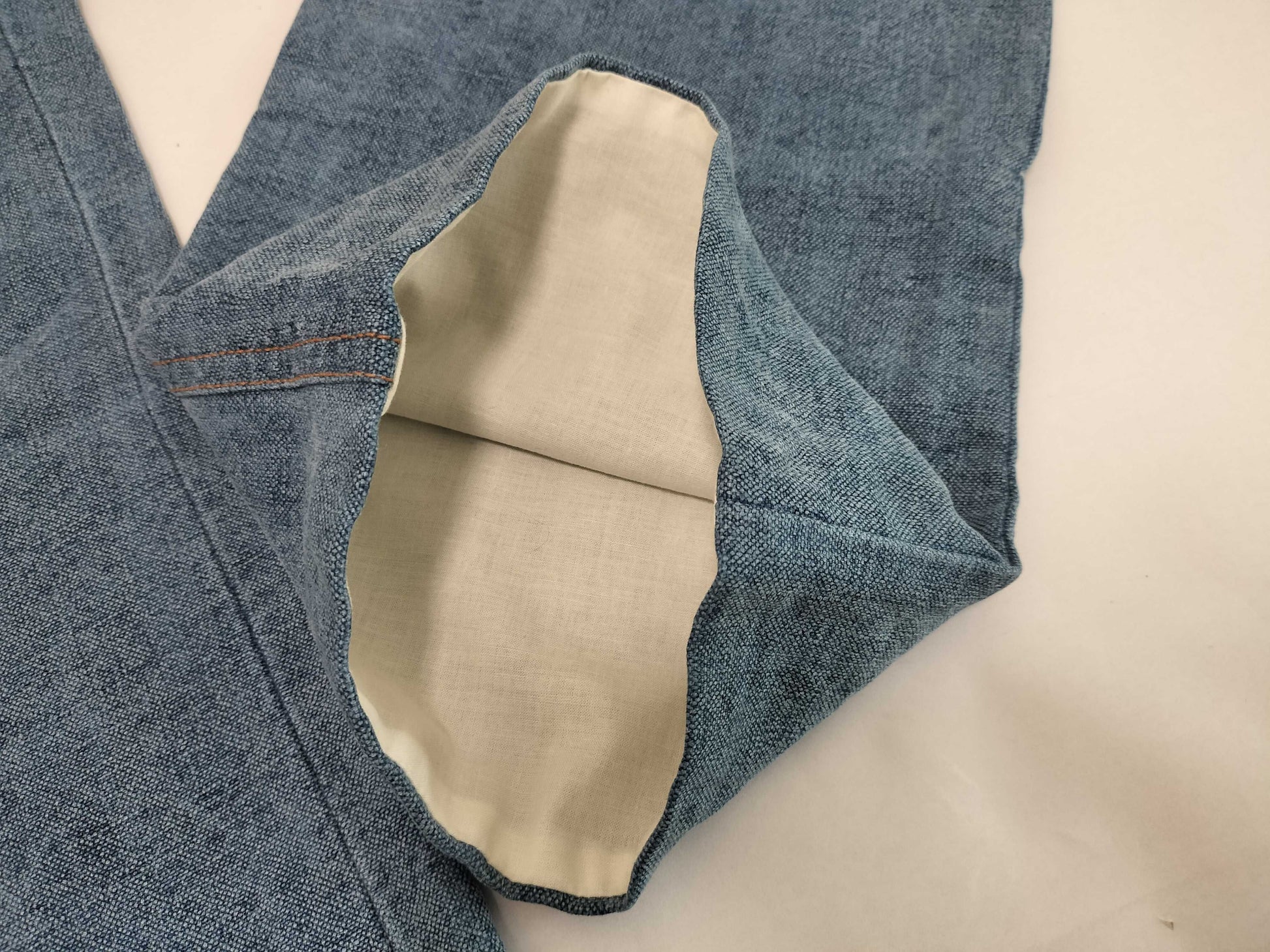 LOEWE LOEWE Linen Wide Denim Easy Pants Blue Pants
