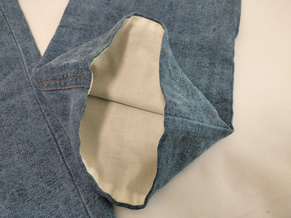 LOEWE LOEWE Linen Wide Denim Easy Pants Blue Pants
