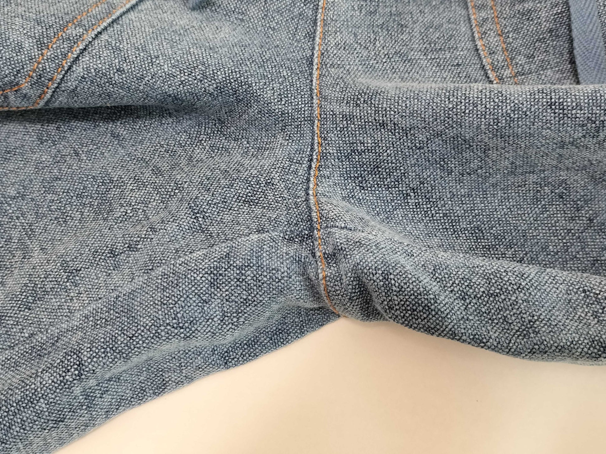 LOEWE LOEWE Linen Wide Denim Easy Pants Blue Pants