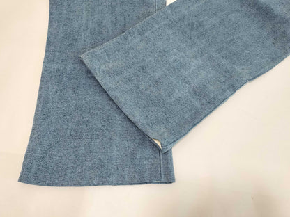 LOEWE LOEWE Linen Wide Denim Easy Pants Blue Pants