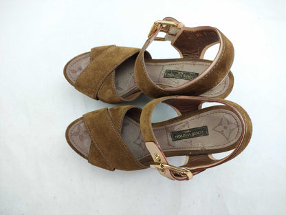 LOUIS VUITTON LOUIS VUITTON Sunlight Wedge Sandals Size 34