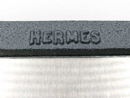 HERMES HERMES VIP Special Order Plate Nameplate Sign Metal Silver Other Ceramic