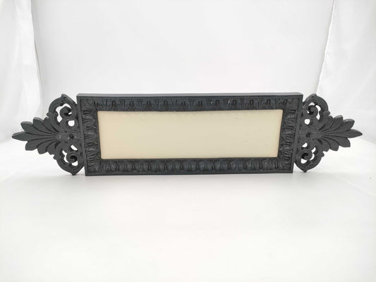 HERMES HERMES VIP Special Order Plate Nameplate Sign Metal Silver Other Ceramic