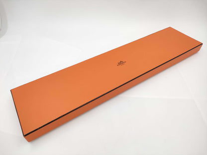 HERMES HERMES VIP Special Order Plate Nameplate Sign Metal Silver Other Ceramic